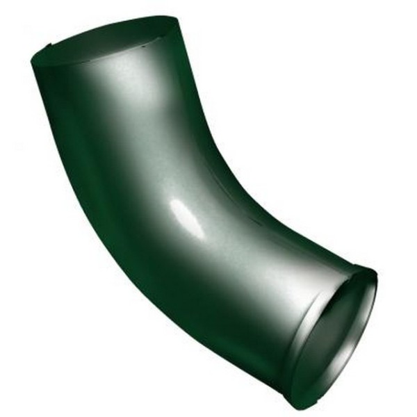 Водосток Grand Line 125x90 – Колено сливное RAL 6005 купить в Нарткале