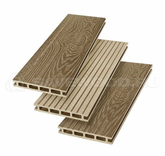 Террасная доска из ДПК SW Carpinus (T) — двухсторонняя тик купить в Нарткале