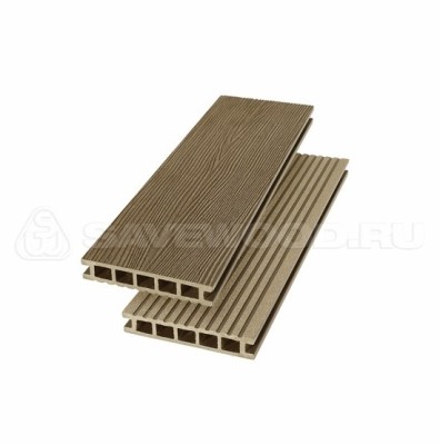 Террасная доска из ДПК SW Ornus радиальный распил тик