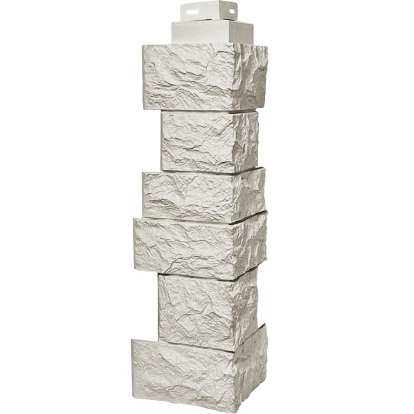 Угол наружный FineBer “Дикий камень” Жемчуг купить в Нарткале