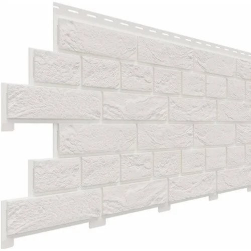 Фасадная панель Доломит Кирпич Славянка Белоснежный купить в Нарткале