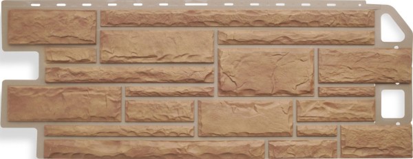 Цокольный сайдинг альта-профиль - коллекция "камень", бежевый купить в Нарткале