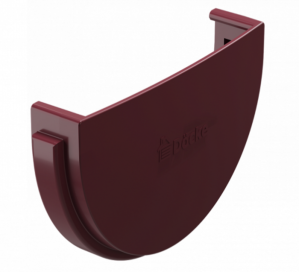 Заглушка желоба ПВХ Docke STANDART красный купить в Нарткале