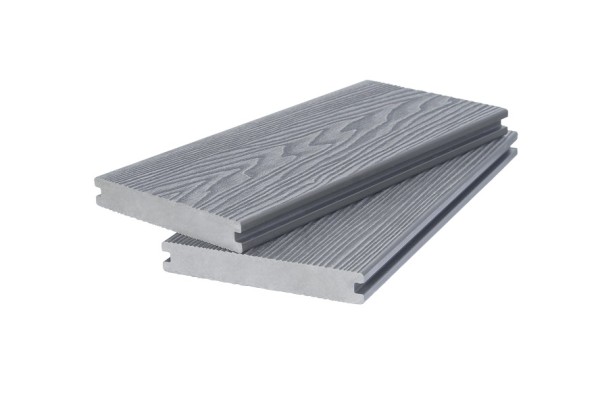 Доска террасная 3D фактура дерева POLIVAN GROUP двухсторонняя полнотелая SINGARAJA серый купить в Нарткале