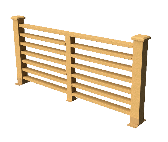 Ограждения декоративное ДПК GRINDERDECO Марсело песчаник купить в Нарткале