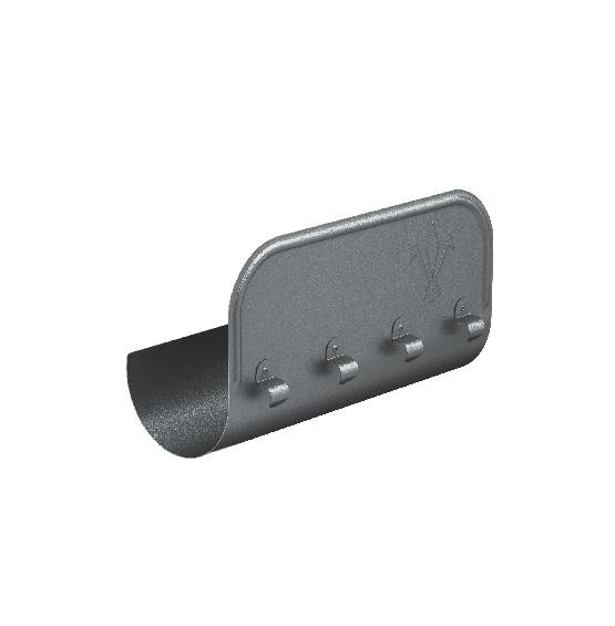 Водосток Aquasistem, Система 125/90 - Ограничитель перелива прямой RR 23 Маренго matt купить в Нарткале