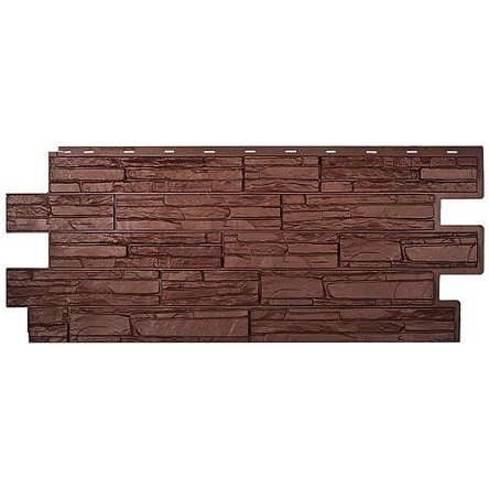 Фасадная панель T-Сайдинг-Альпийская сказка Коричневый купить в Нарткале