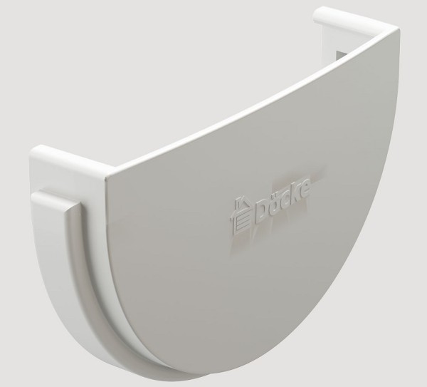 Заглушка желоба ПВХ Docke STANDART пломбир купить в Нарткале