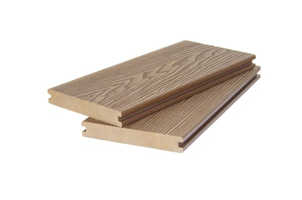 Доска террасная 3D фактура дерева POLIVAN GROUP двухсторонняя полнотелая SINGARAJA песочный купить в Нарткале