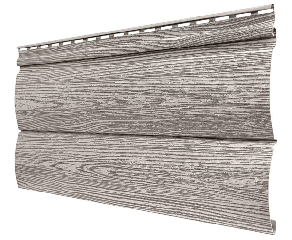 Виниловый сайдинг tecos, серия lux - оцилиндрованный брус двойной, - алтайская берёза купить в Нарткале