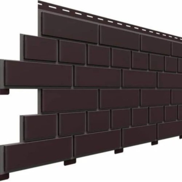 Фасадная панель Доломит Кирпич, Коричневый купить в Нарткале