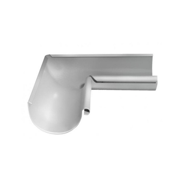 Водосток Grand Line 150x100 – Угол внутренний 90° RAL 9003 купить в Нарткале