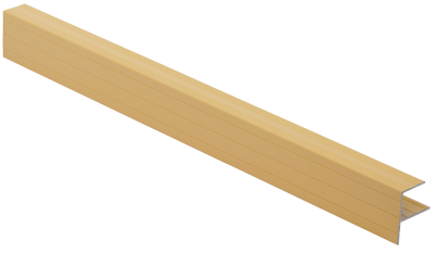 F-профиль Grinder закрывающий бежевый