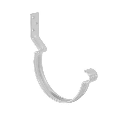 Водосток Aquasistem, система 125x90 - Крюк крепления желоба короткий RR 20 Мраморно-белый