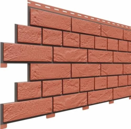 Фасадная панель Доломит Кирпич Славянка Красный купить в Нарткале