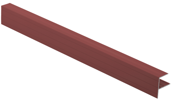 F-профиль Grinder закрывающий красный купить в Нарткале