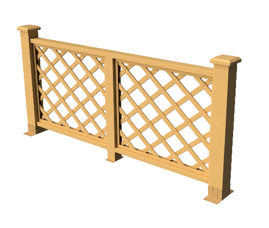 Ограждения декоративное ДПК GRINDERDECO Ламбет песчаник купить в Нарткале