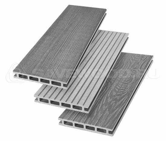 Террасная доска из ДПК SW Carpinus (R) — двухсторонняя пепельный купить в Нарткале