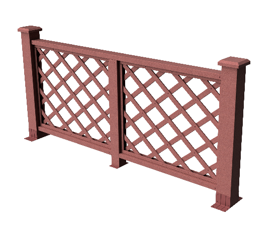 Ограждения декоративное ДПК GRINDERDECO Ламбет мербау купить в Нарткале