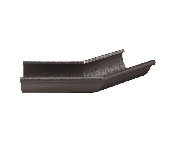 Водосток Aquasistem, Система 150/100 - Угол желоба, наружный 135° RR 32 Тёмно-коричневый matt купить в Нарткале