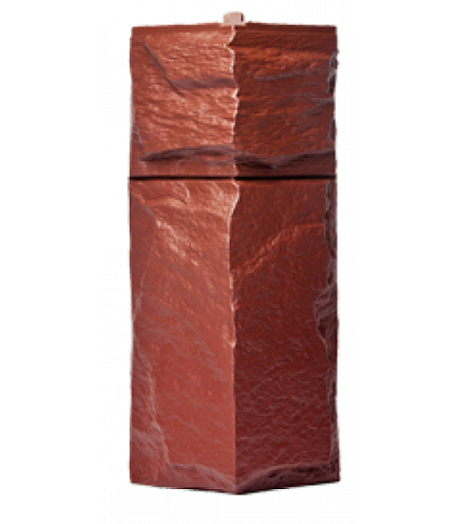 Угол T-Сайдинг-Гранит Леон Красный купить в Нарткале