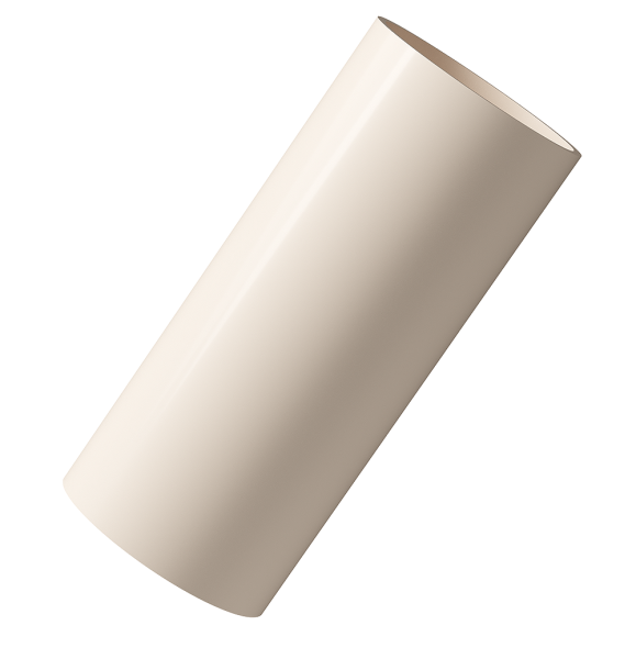 Труба водосточная 3м Docke Lux ПВХ Латте купить в Нарткале