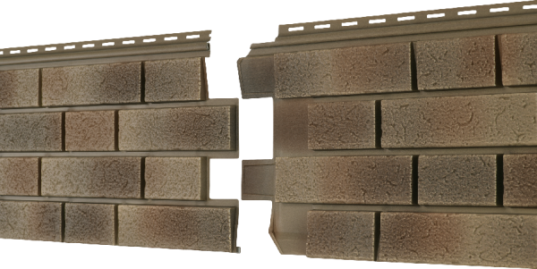 Фасадная панель Ю-пласт Стоун Хаус S-Lock Клинкер Нордик песок купить в Нарткале