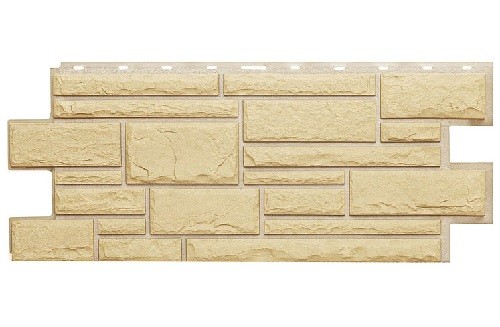 Фасадная панель Техоснастка, Камень Дикий, Желтый купить в Нарткале