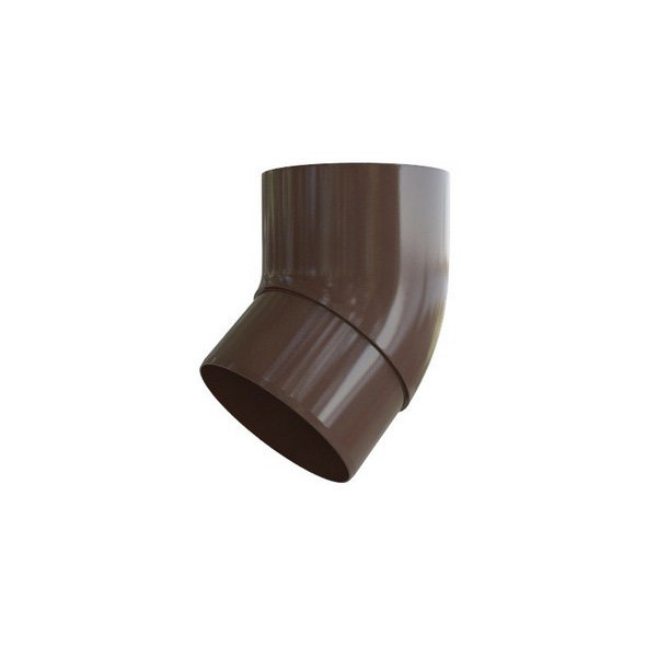 Водосток Альта-Профиль ПВХ – Колено 67 (коричневый) купить в Нарткале