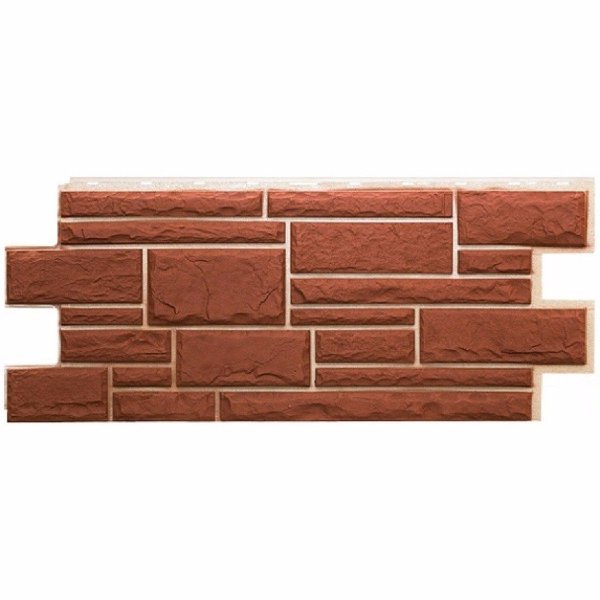 Фасадная панель Техоснастка, Камень Дикий, Коричневый купить в Нарткале