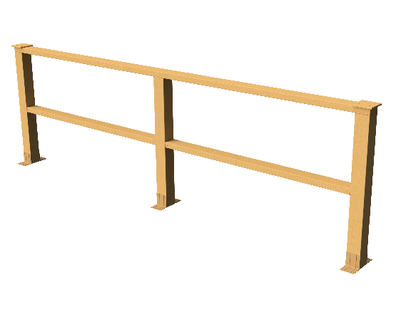 Ограждения декоративное ДПК GRINDERDECO Ковбойская изгородь песчаник купить в Нарткале