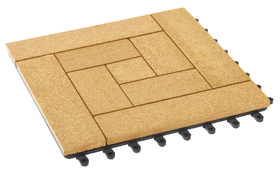 Модульный паркет ДПК GRINDERDECO Люкс 10 Песчаник купить в Нарткале