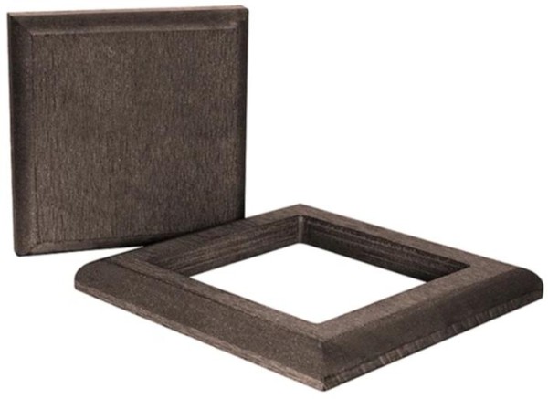 Комплект крышка и юбка ДПК для столба Polivan SINGARAJA темно-коричневый купить в Нарткале