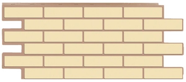 Фасадная панель T-Сайдинг - Кирпич Модерни Желтый купить в Нарткале