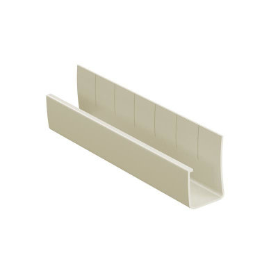 Гибкий J-профиль белый