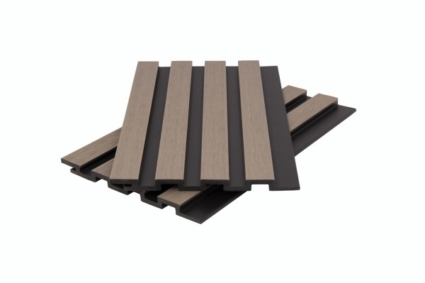 Стеновая панель брусковая двухцветная co-extrusion, snow mix купить в Нарткале