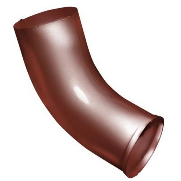 Водосток Grand Line 125x90 – Колено сливное RAL 8004 купить в Нарткале