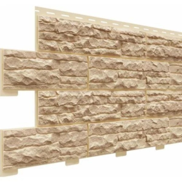 Фасадная панель Доломит Скалистый риф Люкс Карамель купить в Нарткале