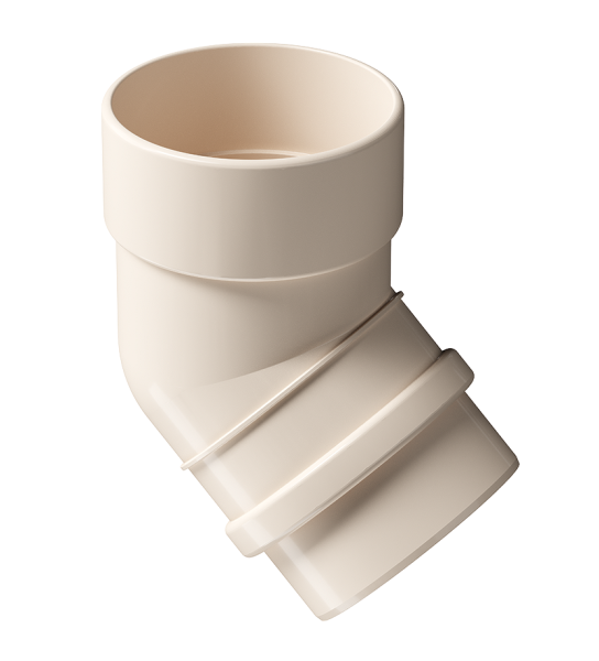 Колено 45˚ Docke Lux ПВХ Латте купить в Нарткале