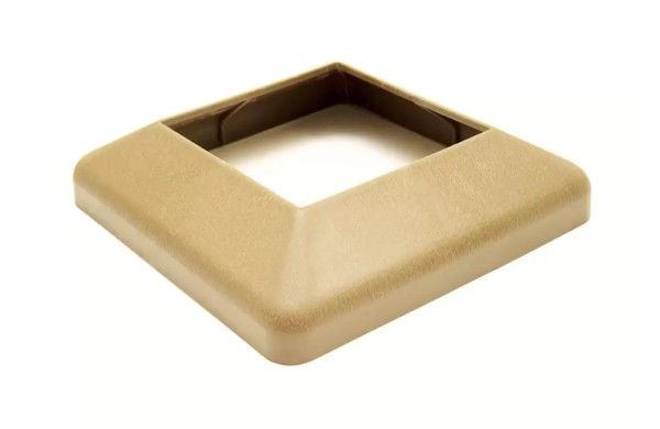 Крышка нижняя ПВХ для столба Deckart 100х100 Орех купить в Нарткале