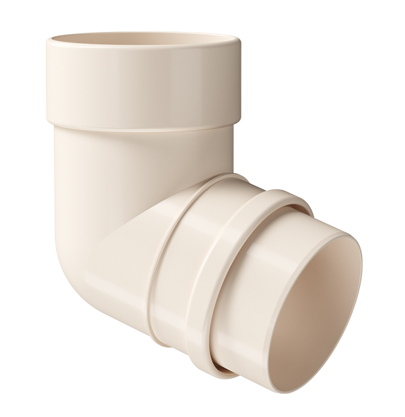 Колено 72˚ Docke Lux ПВХ Латте купить в Нарткале