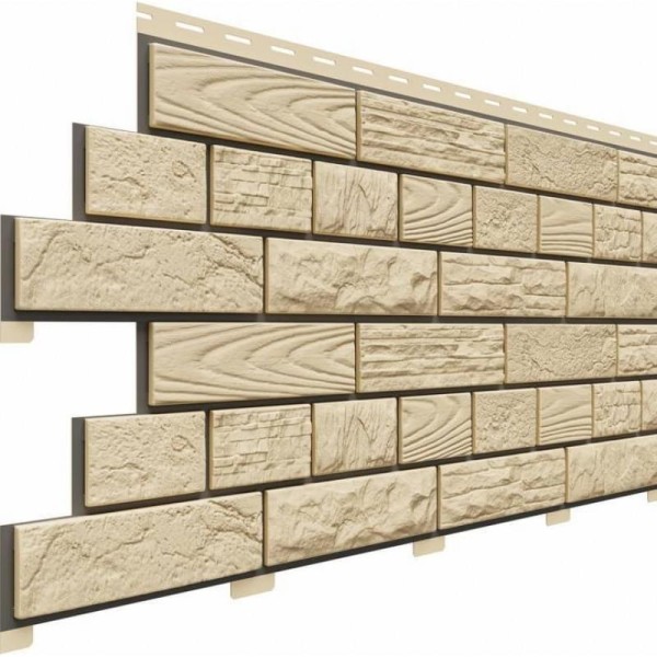 Фасадные панели (Цокольный Сайдинг) Доломит Москва Кремневый купить в Нарткале