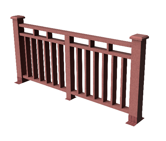 Ограждения декоративное ДПК GRINDERDECO Европа мербау купить в Нарткале