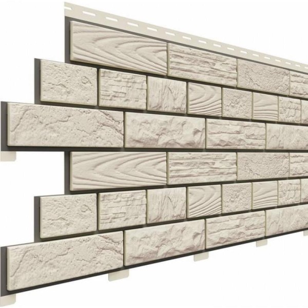 Фасадные панели (Цокольный Сайдинг) Доломит Москва Мраморный купить в Нарткале