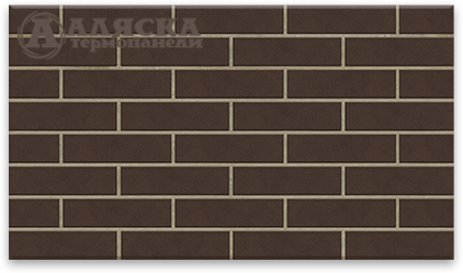 Фасадные Термопанели Аляска Amsterdam brown купить в Нарткале