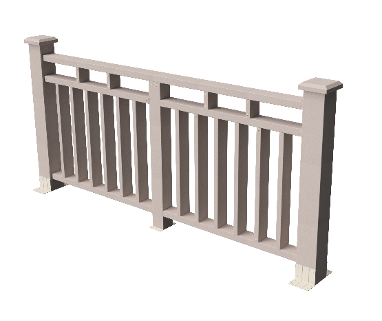 Ограждения декоративное ДПК GRINDERDECO Европа выбеленый дуб купить в Нарткале