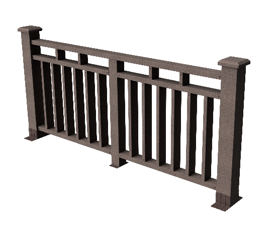 Ограждения декоративное ДПК GRINDERDECO Европа венге купить в Нарткале