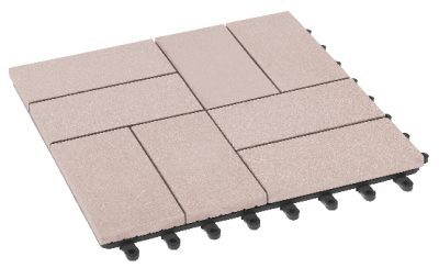 Модульный паркет ДПК GRINDERDECO Люкс 9 Выбеленный дуб