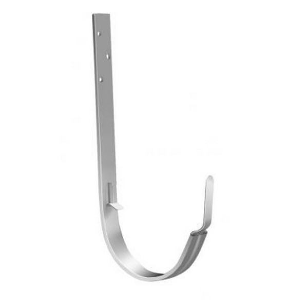 Водосток Grand Line 125x90 – Кронштейн длинный RAL 9003 купить в Нарткале