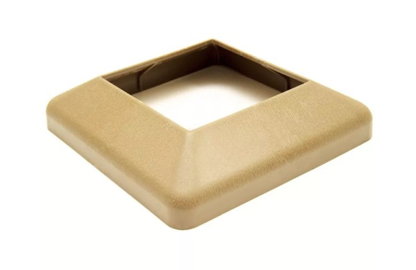 Крышка нижняя ПВХ для столба Deckart 125х125 Орех купить в Нарткале